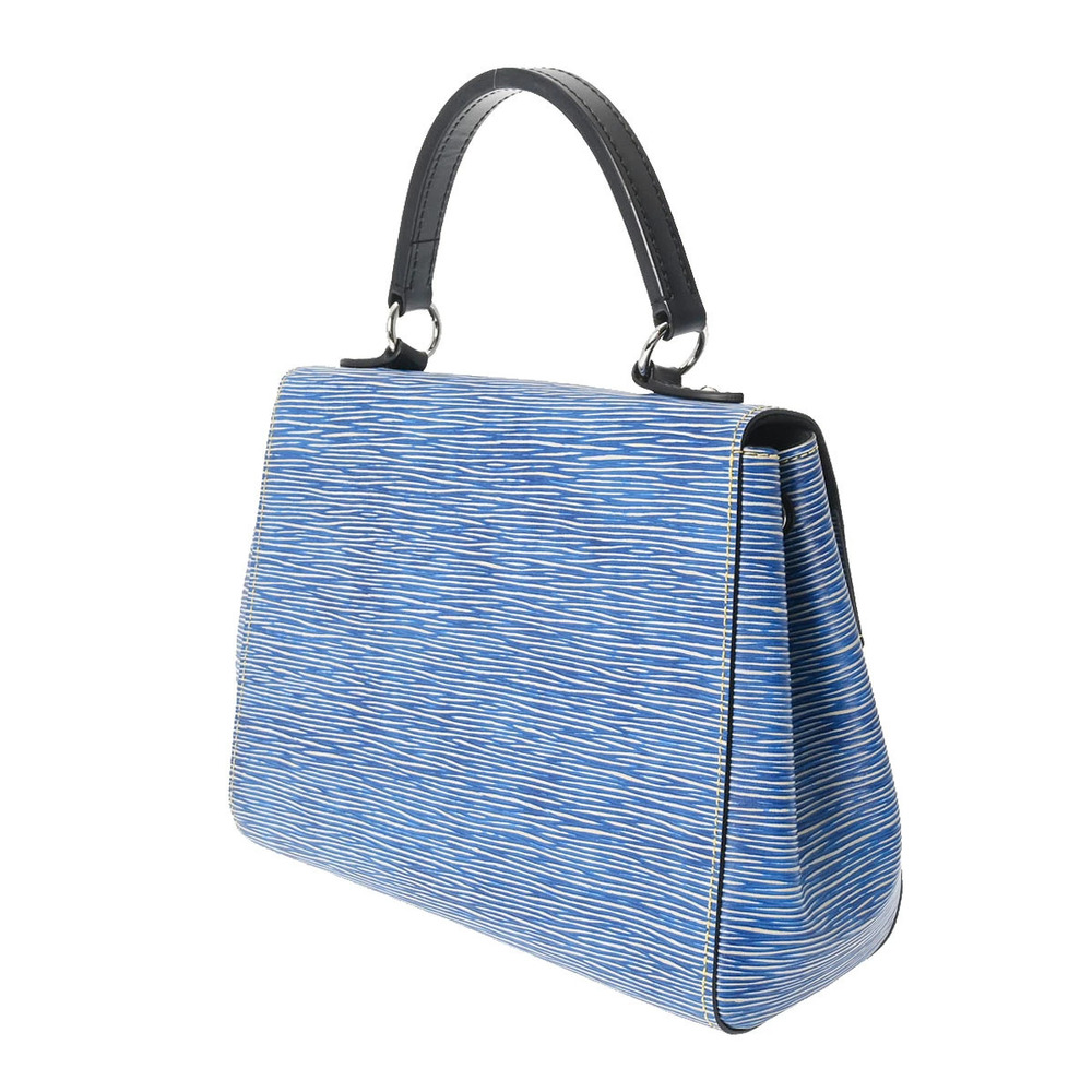 Louis Vuitton Blue Denim Epi Leather Cluny Handbag